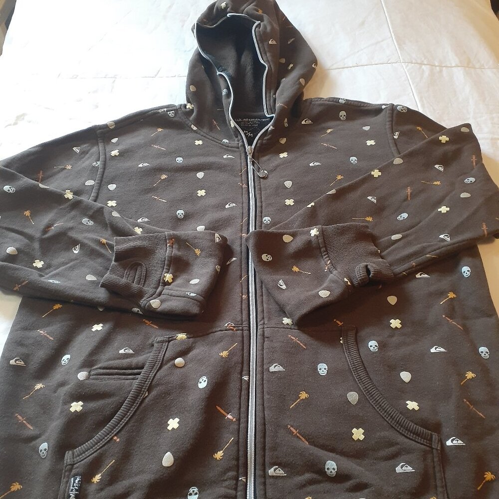 Vintage Y2K Men's Quicksilver Hoodie Size Medium